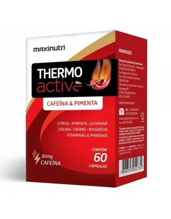 THERMO ACTIVE (PIMENTA/GUARANA/CITRUS) 80MG C/60 CAPS