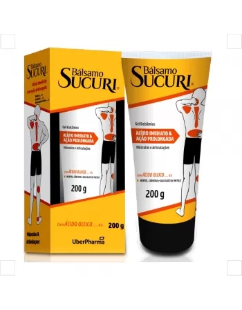 GEL DE MASSAGEM BALSAMO SUCURI 200G UBERPHARMA