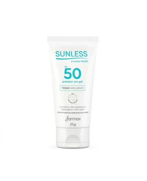 PROTETOR FACIAL FPS50 GEL TRANSLUCIDO 35G SUNLESS