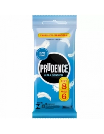 PRESERVATIVO PRUDENCE LV8 PG6 ULTRA SENSIVEL