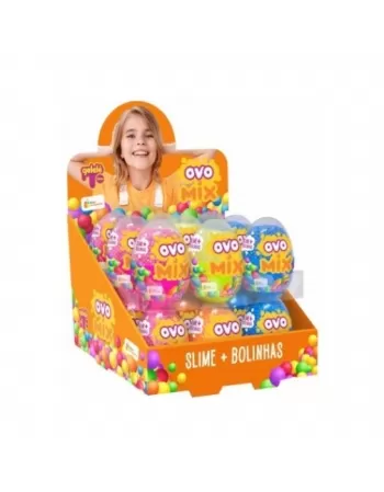 GELELE SLIME OVO MIX FOAM 63G DISPLAY C/18