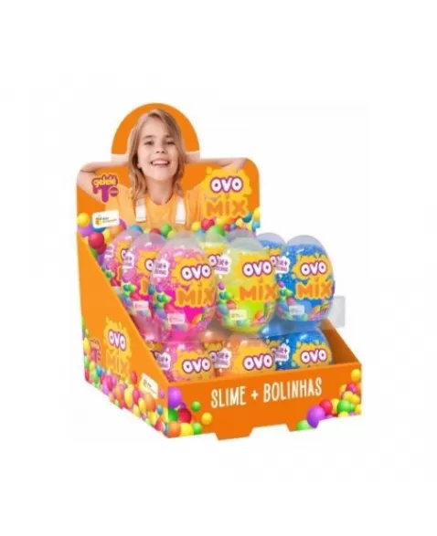 GELELE SLIME OVO MIX FOAM 63G DISPLAY C/18