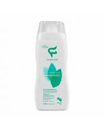 SABONETE LIQUIDO FEMININO MENTA 180ML FASHION