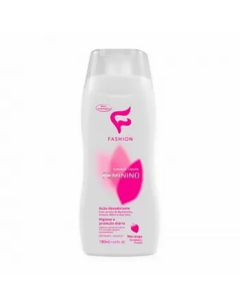 SABONETE LIQUIDO FEMININO MORANGO 180ML FASHION