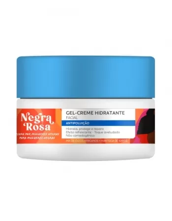 GEL CREME HIDRATANTE FACIAL NEGRA ROSA 100G FARMAX