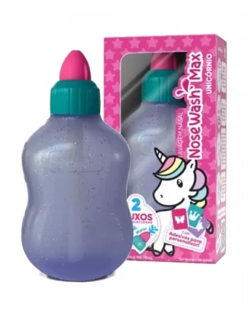 DISPOSITIVO NOSEWASH MAX P/ LAVAGEM NASAL 240ML - UNICORNIO