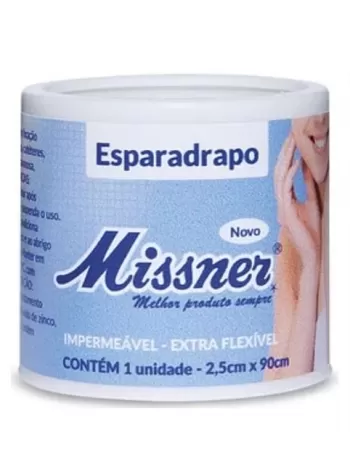 ESPARADRAPO 2,5X0,9 BRANCO MISSNER