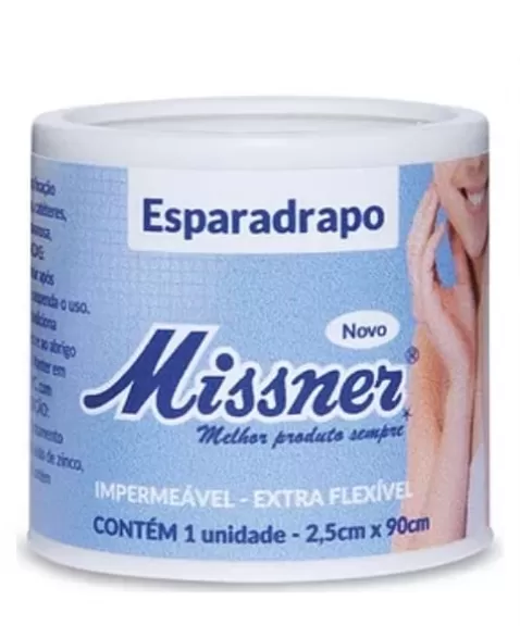 ESPARADRAPO 2,5X0,9 BRANCO MISSNER