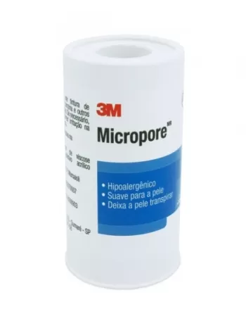 FITA MICROPORE 10,0X10 BRANCO 3M