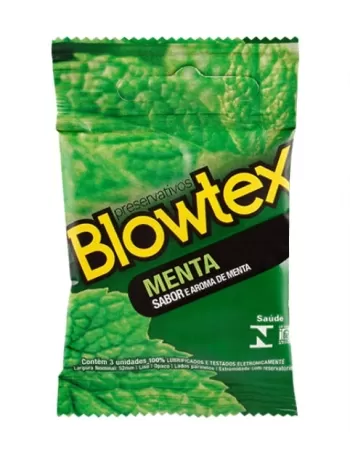 PRESERVATIVO BLOWTEX C/3 MENTA