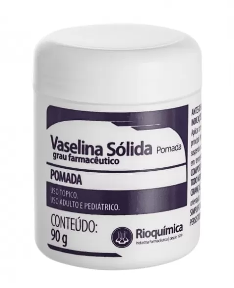 VASELINA SOLIDA 90GR POTE RIOQUIMICA