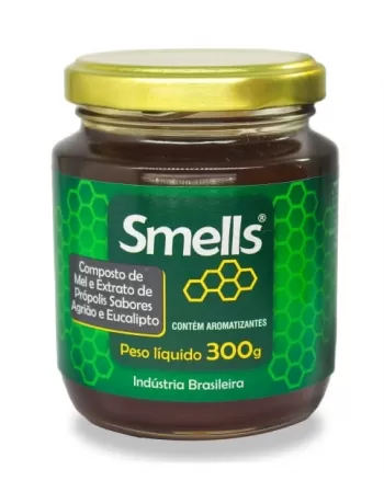 POTE DE MEL E PROPOLIS AGRIAO E EUCALIPTO 300G SMELLS