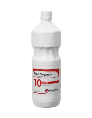 AGUA OXIGENADA 10 VOL 1 LITRO RIOQUIMICA.