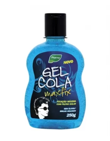 GEL COLA FIXADOR FRASCO 250G AZUL 588