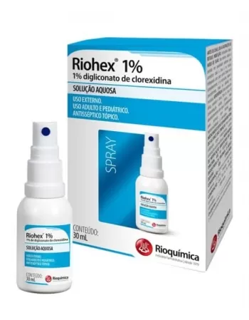 RIOHEX CLOREXIDINA 1% ANTISSEPTICO 30ML SPRAY