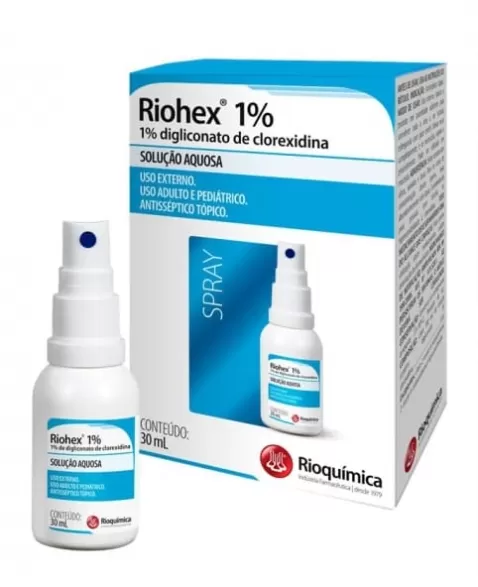 RIOHEX CLOREXIDINA 1% ANTISSEPTICO 30ML SPRAY