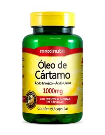 OLEO DE CARTAMO 1000MG C/60 CAPS MAXINUTRI