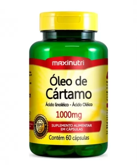 OLEO DE CARTAMO 1000MG C/60 CAPS MAXINUTRI