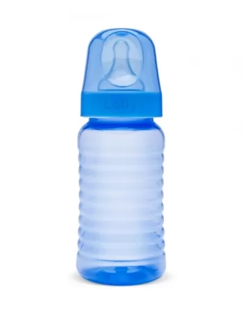 MAMADEIRA BICO SILICONE REDONDO 340ML R10065/01 AZUL