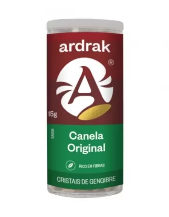 CRISTAIS DE GENGIBRE ARDRAK CANELA 15G