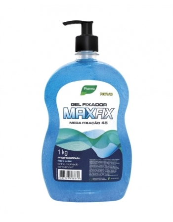 GEL FIXADOR MAX-FIX FRASCO 1KG AZUL 482