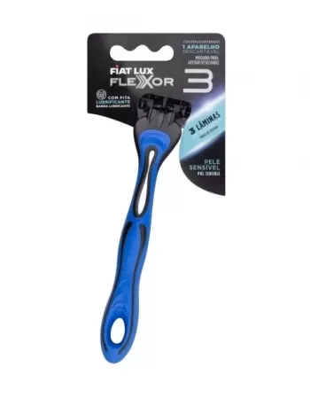 APARELHO DE BARBEAR C/3 LAM MISTO BLISTER DE 1 AZUL/VERDE FIAT LUX