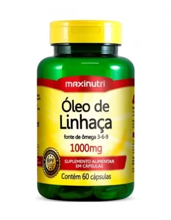 OLEO DE LINHACA 1G C/60 CAPS MAXINUTRI