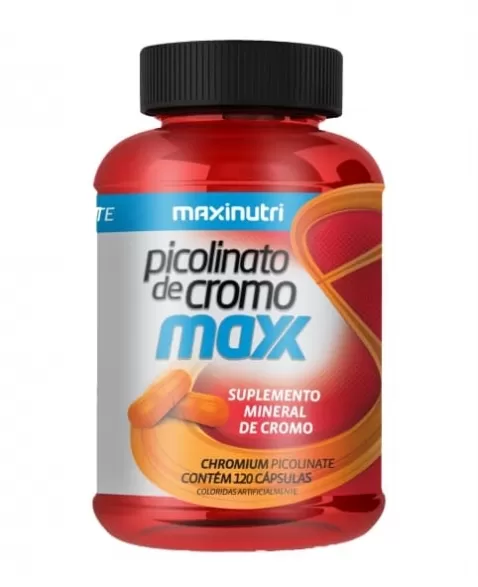PICOLINATO DE CROMO MAXX C/120 CAPS MAXIN