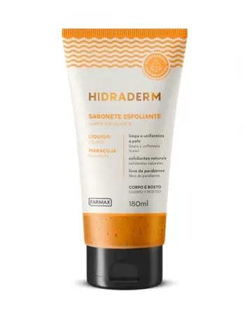 SABONETE LIQUIDO ESFOLIANTE MARACUJA 180ML HIDRADERM..