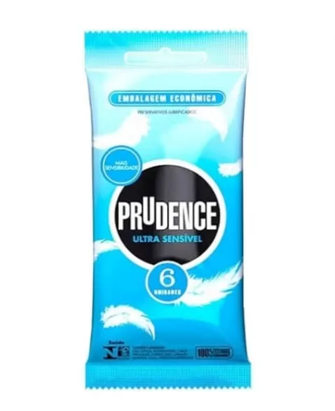 PRESERVATIVO PRUDENCE C/6 ULTRA SENSIVEL