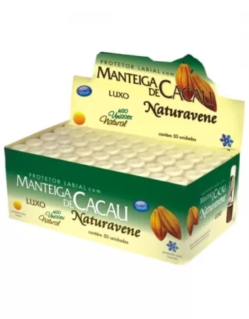 MANTEIGA DE CACAU LUXO C/50 NATURAVENE