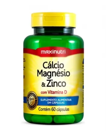 CALCIO + MAGNESIO + ZINCO C/60 CAPS MAXI