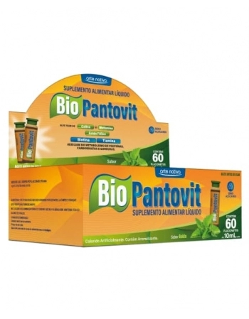 BIO PANTOVIT SABOR BOLDO 10ML DISPLAY C/60 FLACONETES