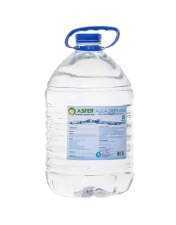 AGUA DESTILADA 5L - ASFER