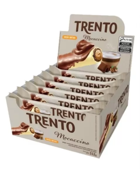 WAFER TRENTO MOCACCINO DISPLAY C/16UNX32G