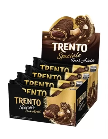 WAFER TRENTO SPECIALE DARK AVELA DISPLAY C/12UNX40G