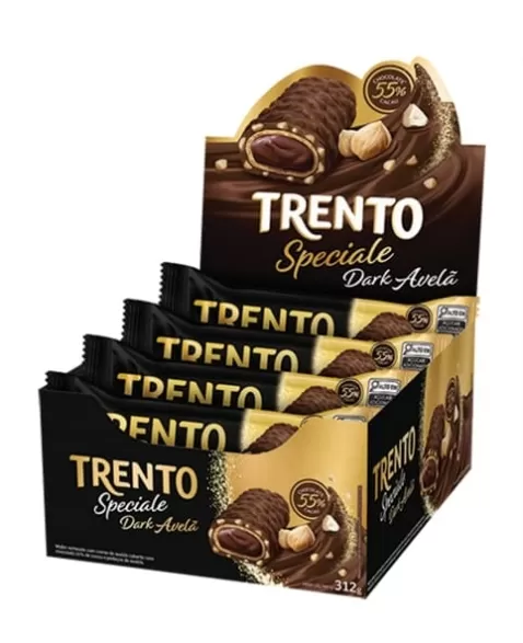 WAFER TRENTO SPECIALE DARK AVELA DISPLAY C/12UNX40G