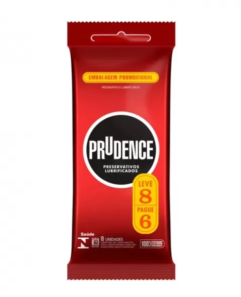 PRESERVATIVO PRUDENCE LV8 PG6 LUBRIFICADA