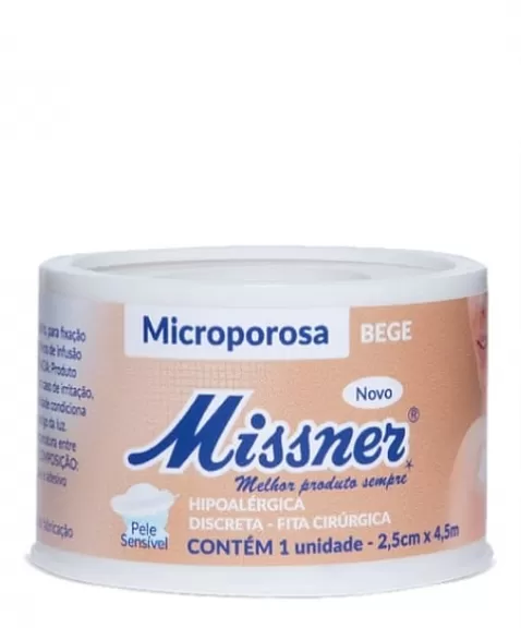 FITA MICROPOROSA 2,5X4,5 BEGE MISSNER