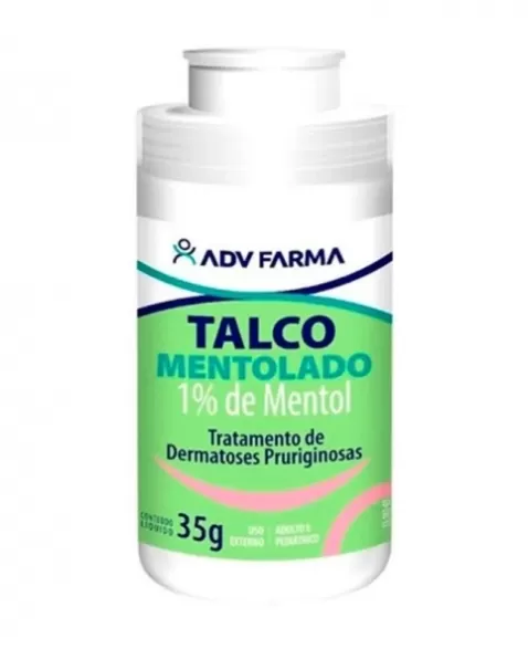 TALCO MENTOLADO 1% MENTOL 35G ADV