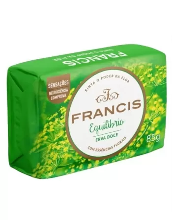 SABONETE BARRA EQUILÍBRIO ERVA-DOCE 85G FRANCIS