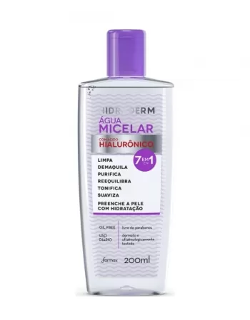 AGUA MICELAR MATTE HIDRADERM 200ML FARMAX