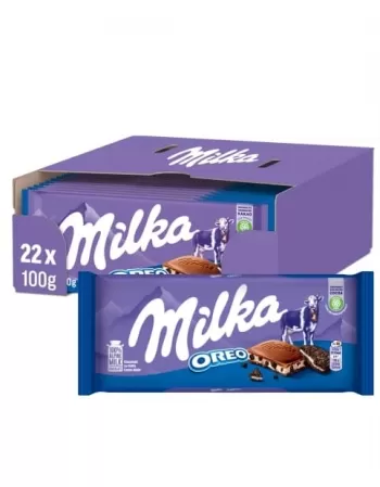 CHOCOLATE BARRA OREO DISPLAY C/22X100G MILKA