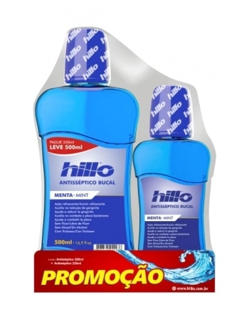 PACK ANTISSEPTICO BUCAL 500ML+250ML HILLO