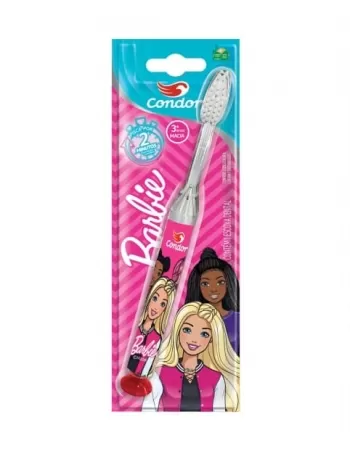 ESCOVA DENTAL INFANTIL C/ LED BARBIE REF 3176-0 CONDOR