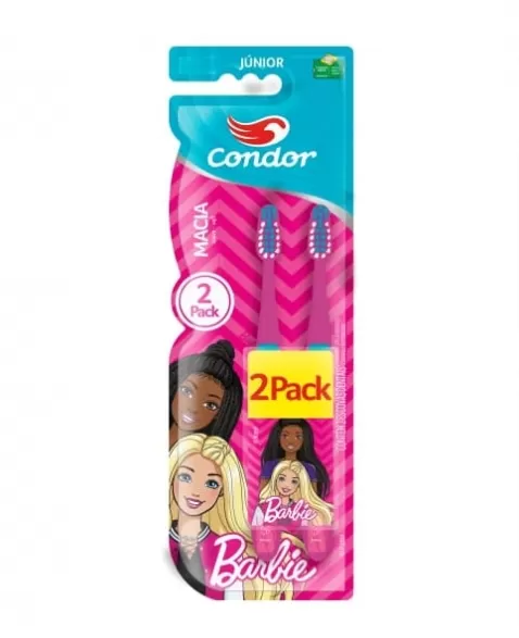 KIT ESCOVA DENTAL JUNIOR BARBIE C/ 2UN REF 8260-0 CONDOR