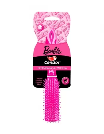 ESCOVA P/ CABELO PLANA BARBIE REF 9030 CONDOR