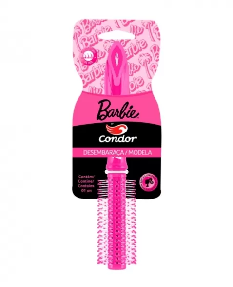 ESCOVA P/ CABELO REDONDA BARBIE REF 9050 CONDOR