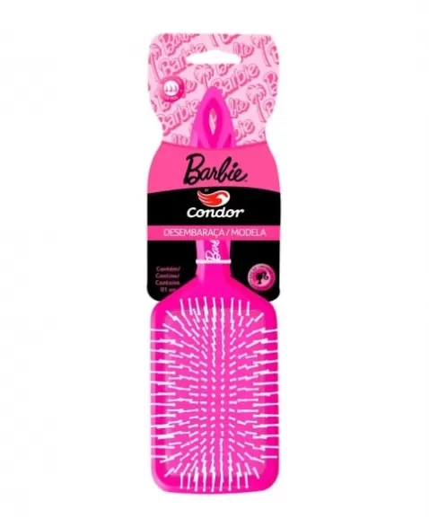 ESCOVA P/ CABELO RAQUETE BARBIE REF 9060 CONDOR