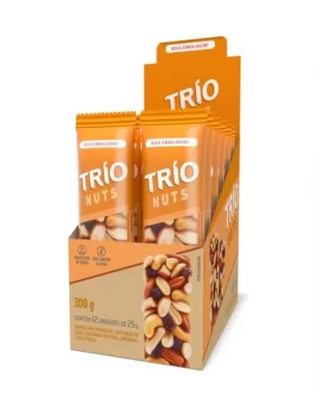 BARRA DE CEREAL TRIO NUTS TRAD C/12